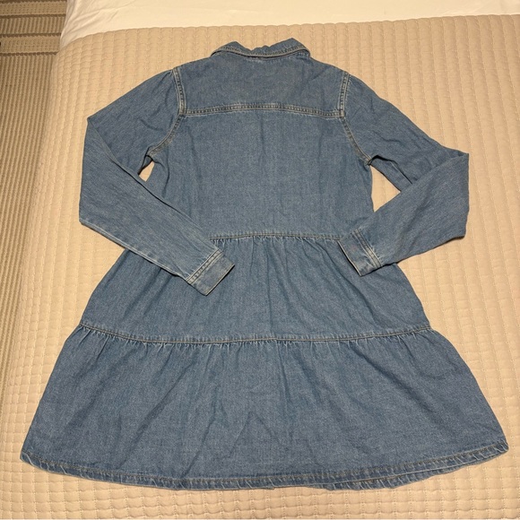 Free People Nicole Long Sleeve Collared Shirt Dress - Picture 6 of 6